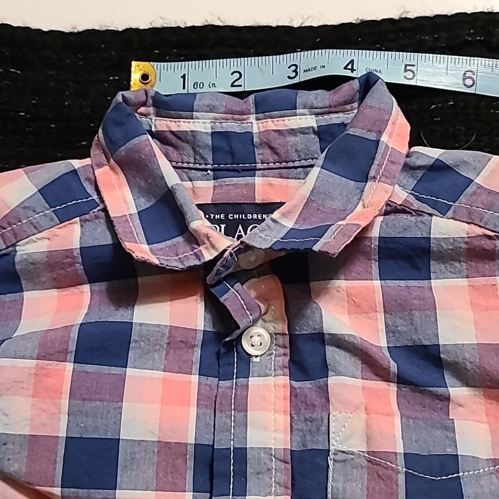 Children's Place boys size 4T Causal Stylish button-down long sleeve shirt EUC